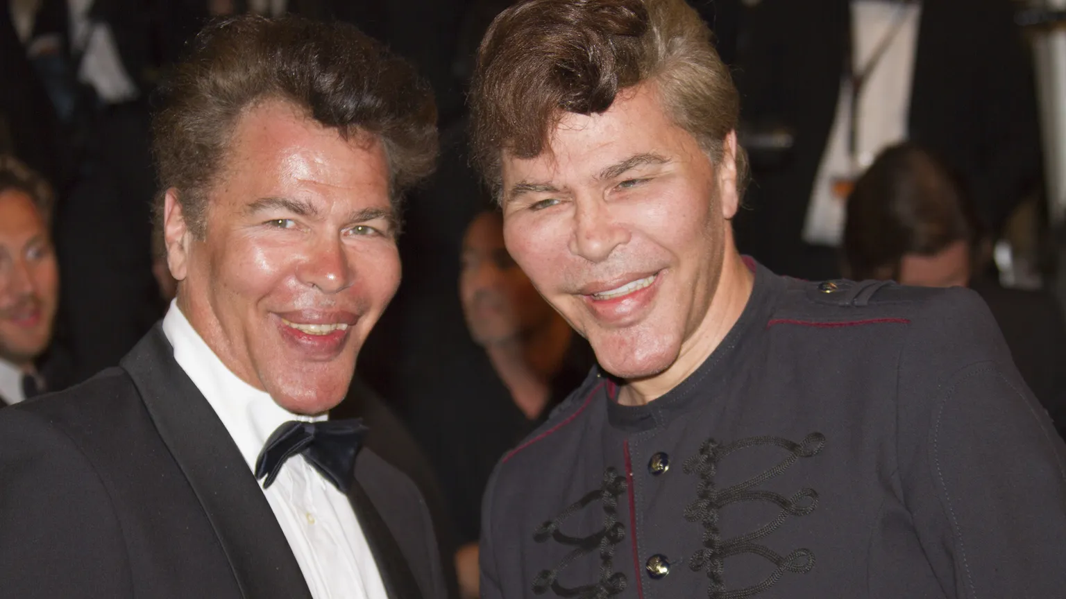 Igor Bogdanoff and Grichka Bogdanoff attend the 'Michael Kohlhaas' premiere during The 66th Cannes Film Festival, 2013. Image: Shutterstock