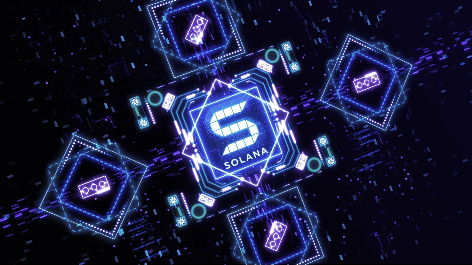 Blockchain de Solana . Imagen: Shutterstock