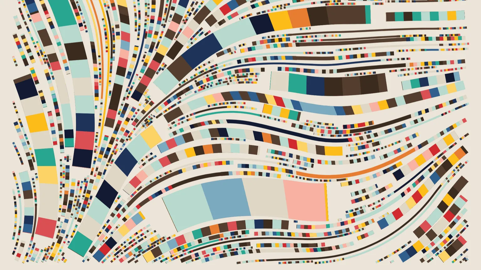 Fidenza #313 by artist Tyler Hobbs sold for $3.3 million worth of ETH. Image: Art Blocks