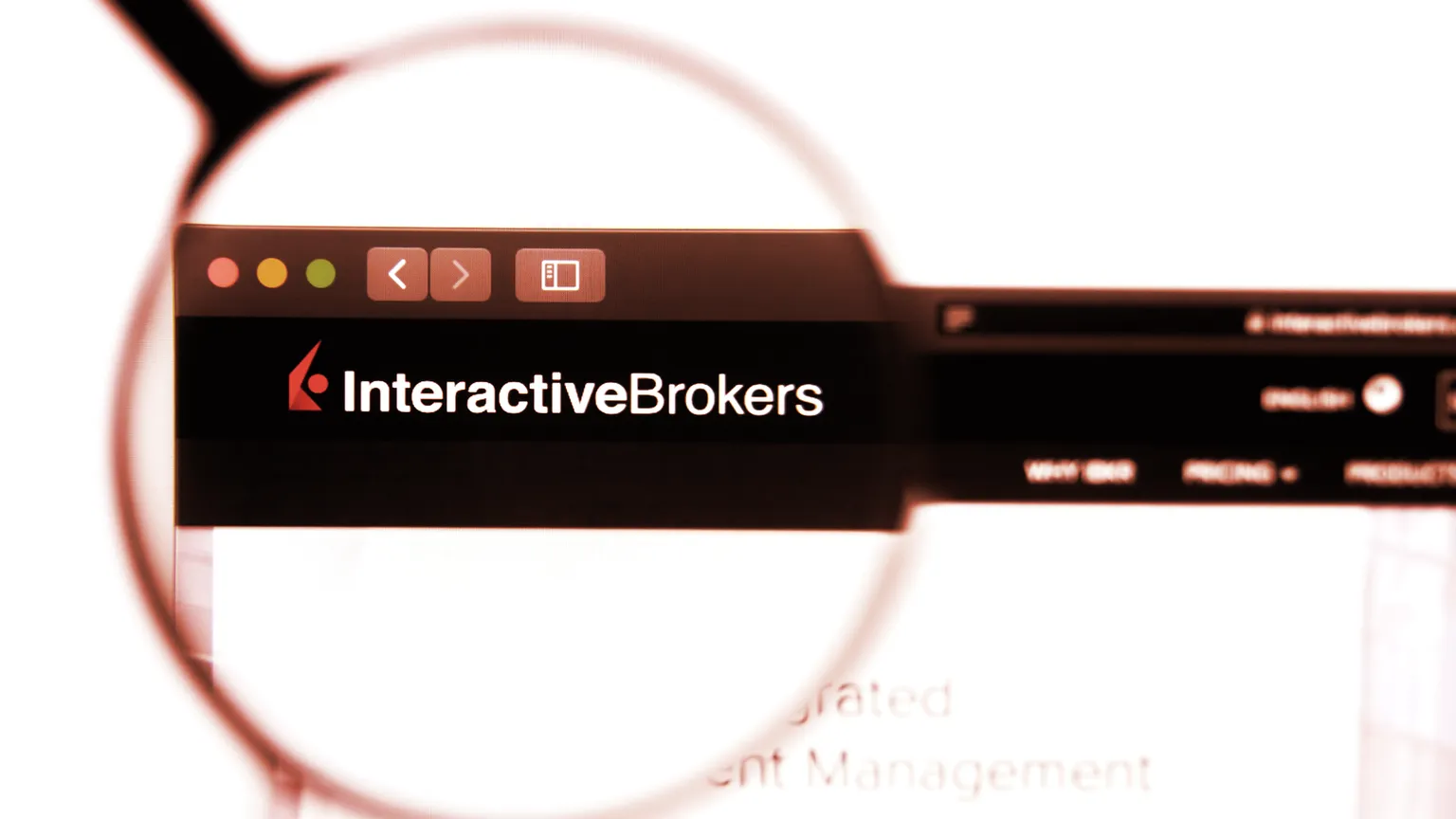 Interactive Brokers is an online brokerage platform. Image: Shutterstock