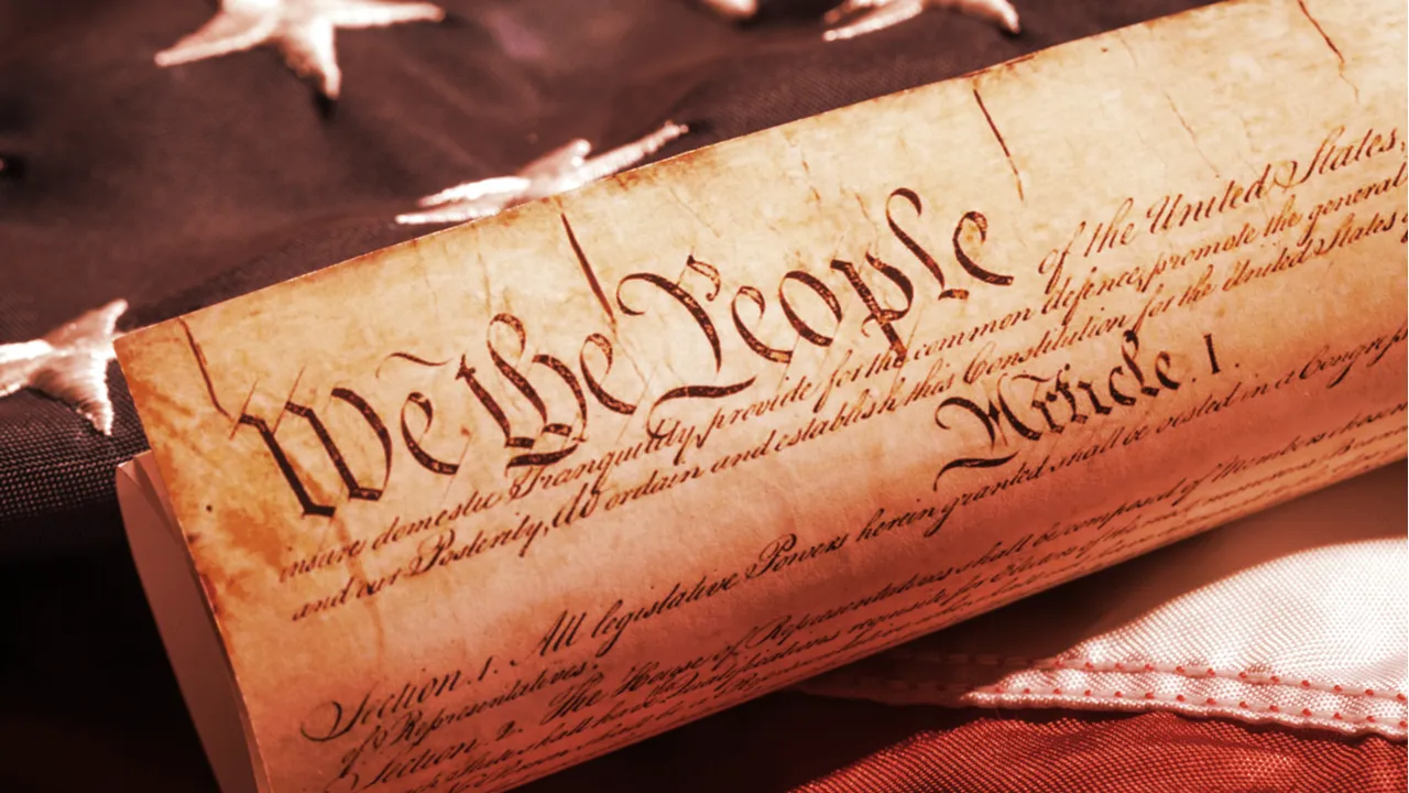 Constitución de los Estados Unidos. Imagen: Shutterstock