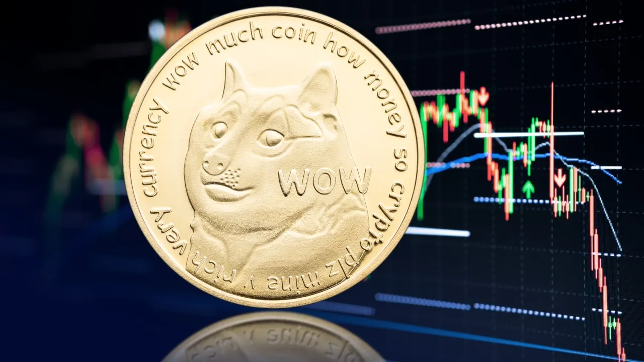 Dogecoin is a popular meme cryptocurrency. Image: Shutterstock
