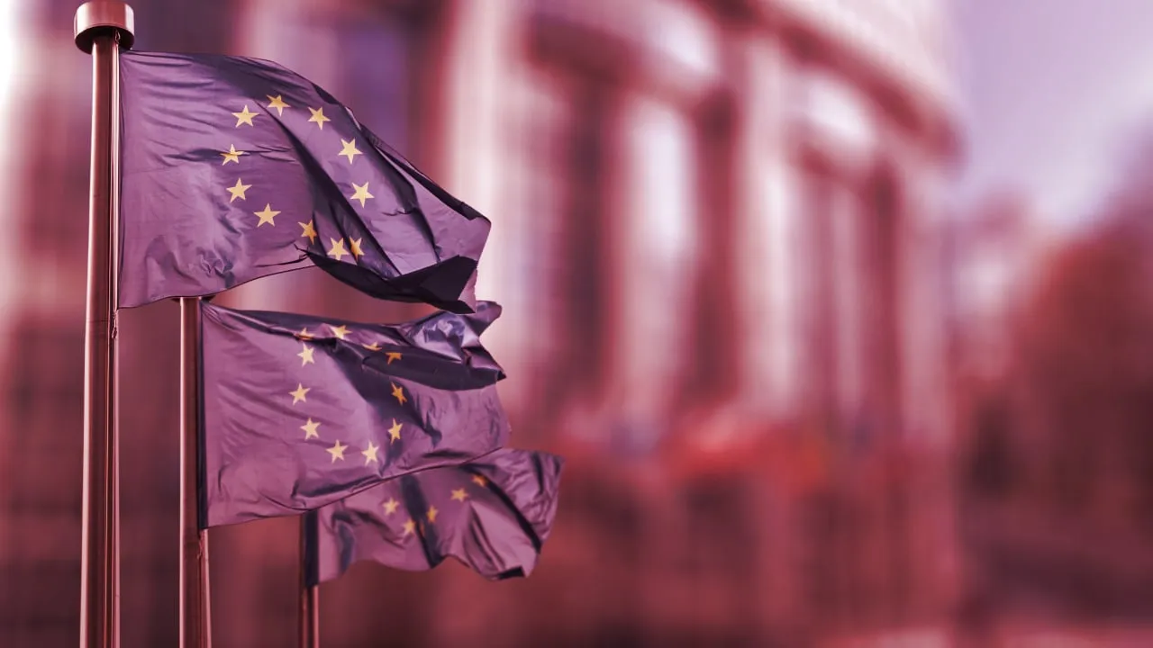 La bandera de la Unión Europea. Imagen: Shutterstock
