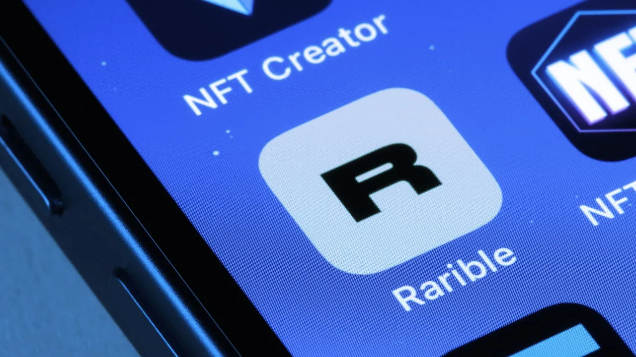 Rarible is an NFT marketplace. Image: Shutterstock