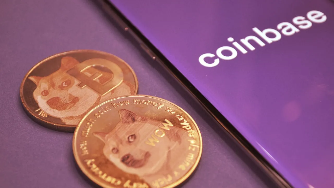 Coinbase opened up Dogecoin trading on its platform in June 2021. Image: Shutterstock