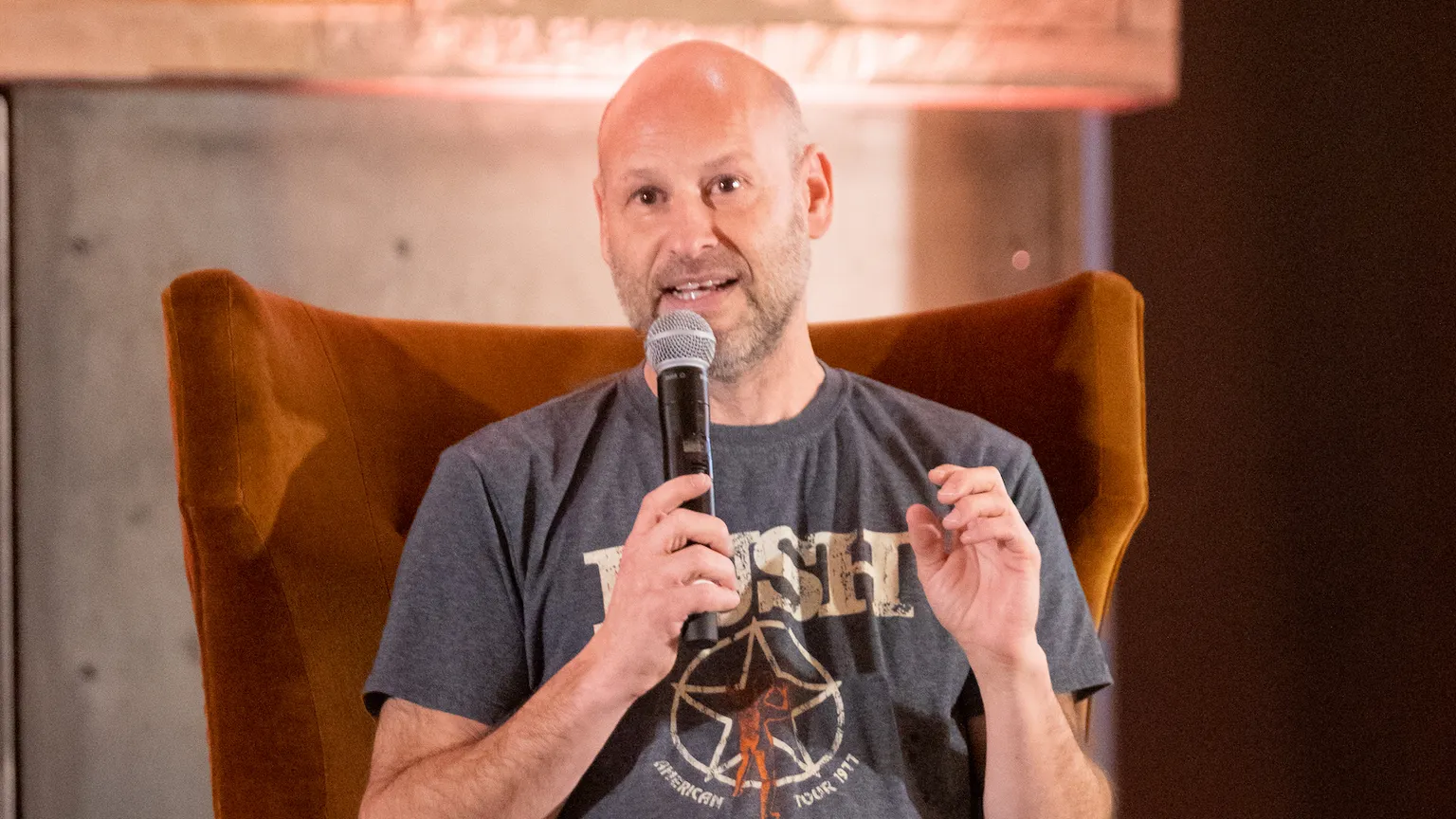 Ethereum co-founder Joe Lubin speaks at Camp Ethereal in Wyoming in March 2022. Image: Chie Endo