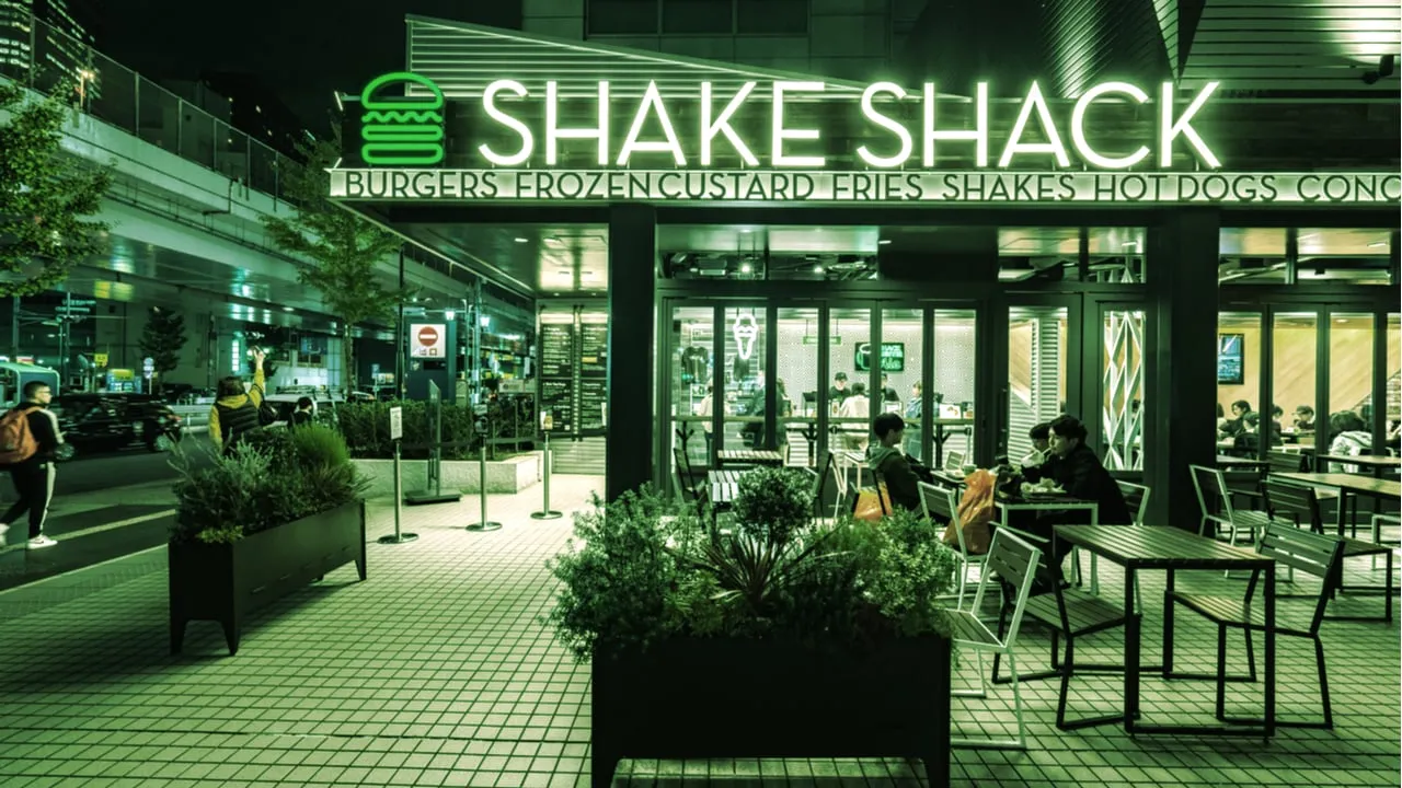 Exterior de un Shake Shack. Imagen: Shutterstock