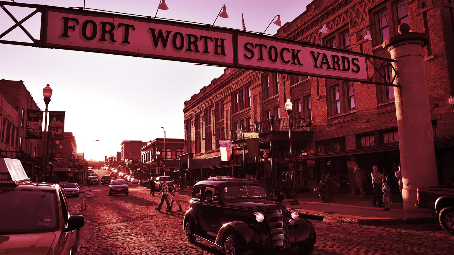 Fort Worth es la quinta ciudad más grande de Texas. Imagen: Shutterstock.