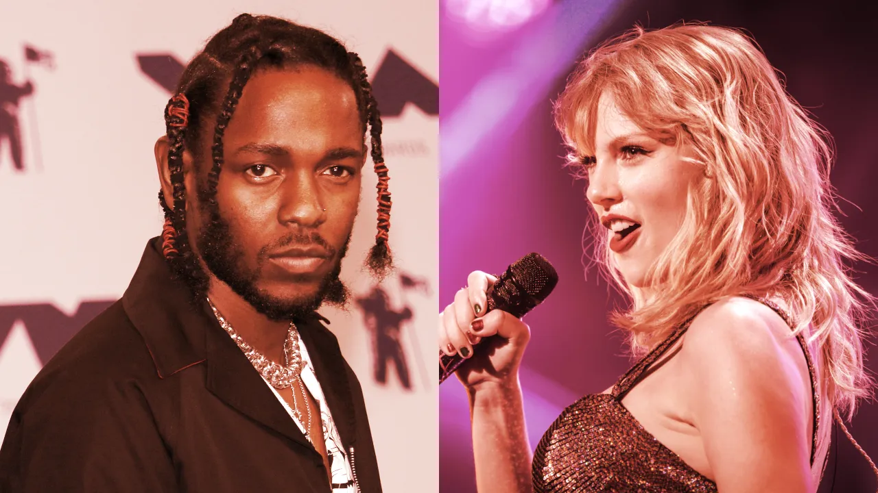 Kendrick Lamar y Taylor Swift han firmado con los sellos de Universal Music Group. Imagen: Shutterstock