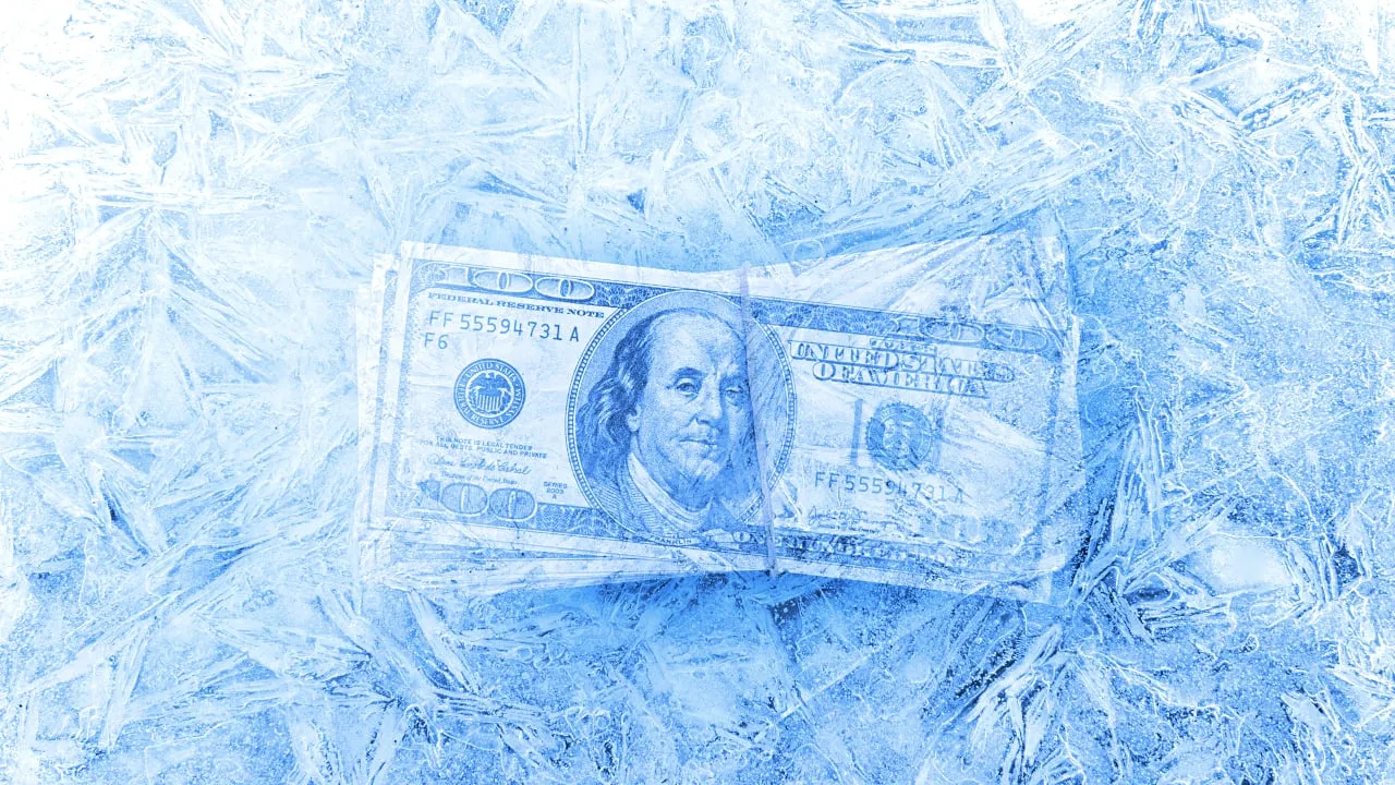 Es la congelación de la cuenta szn. Imagen: Shutterstock
