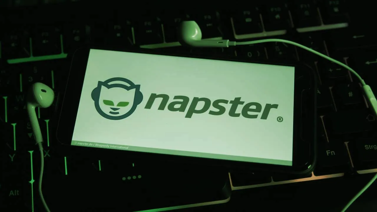 Napster. Image: Shutterstock