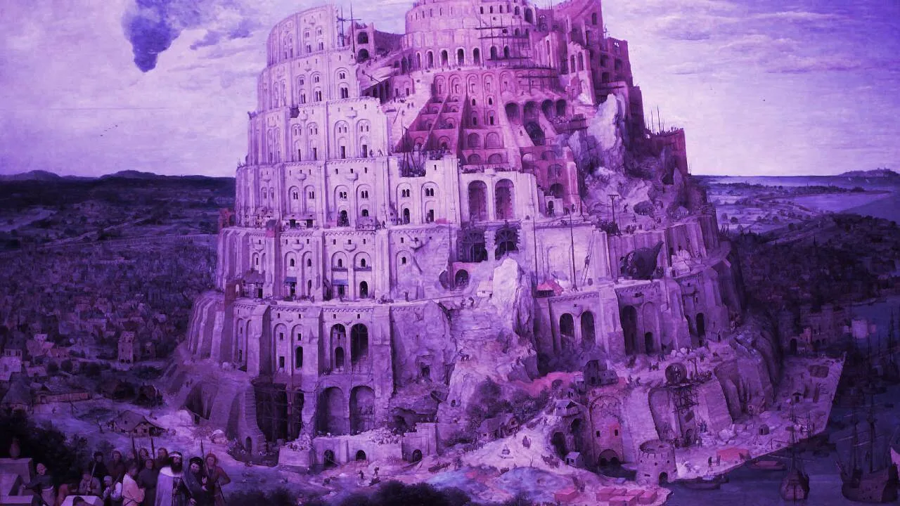 The Tower of Babel. Image: Shutterstock
