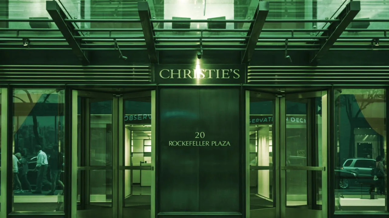 Christie's is a famous British auction house. Image: Shutterstock.