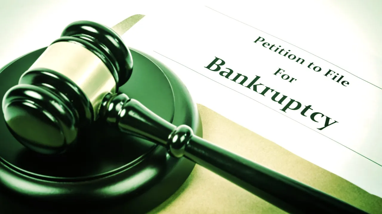 Another firm files for bankruptcy. Image: Shutterstock