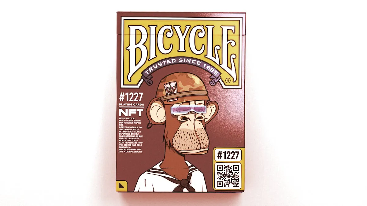 Bicycle will release Bored Ape Yacht Club-themed playing cards. Image: Bicycle