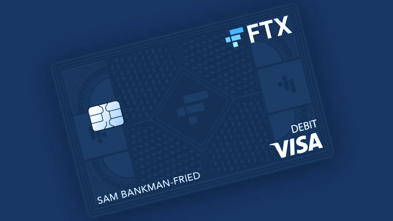 FTX's Visa debit card. Image: FTX