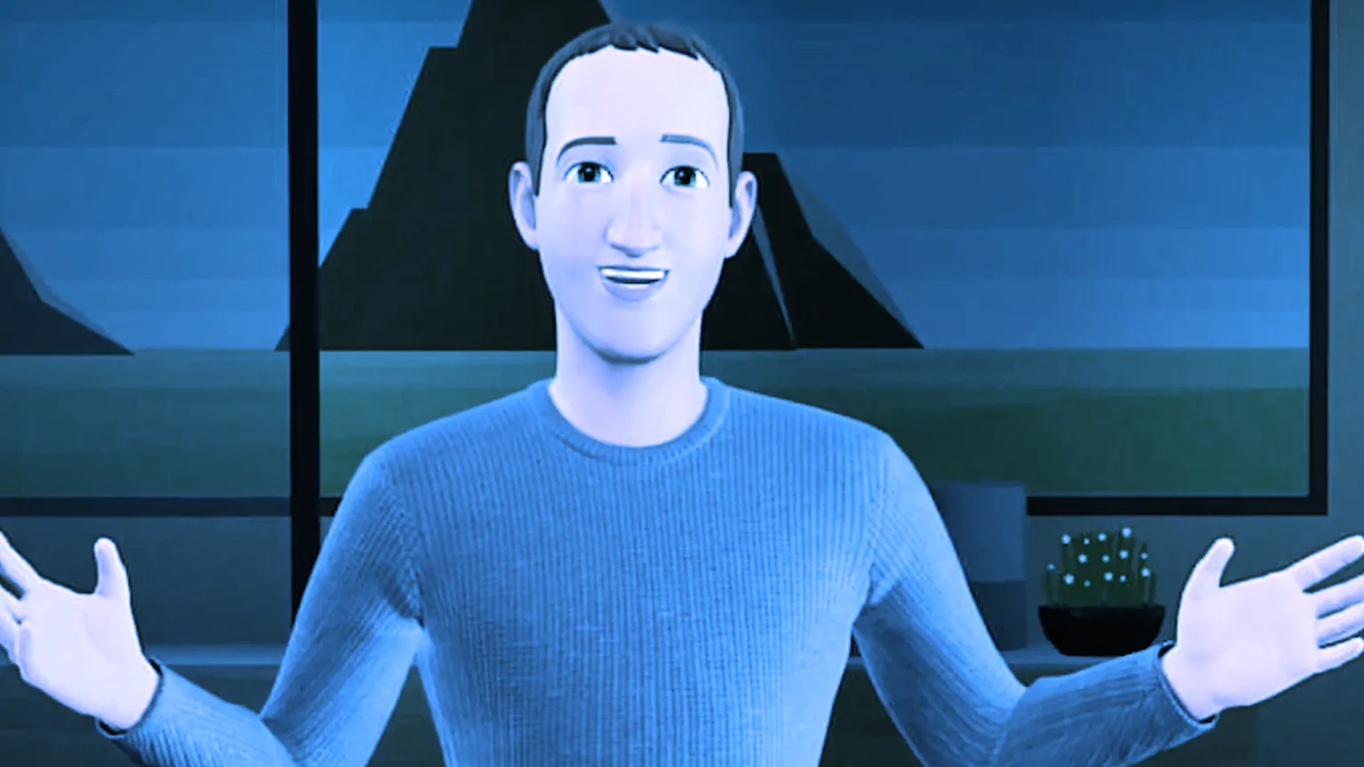 El avatar del CEO de Meta, Mark Zuckerberg. Imagen: Meta