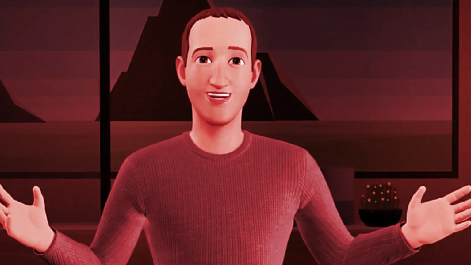 El avatar del CEO de Meta, Mark Zuckerberg. Imagen: Meta