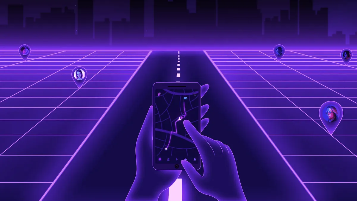 Teleport is a decentralized ridesharing app. Image: Teleport