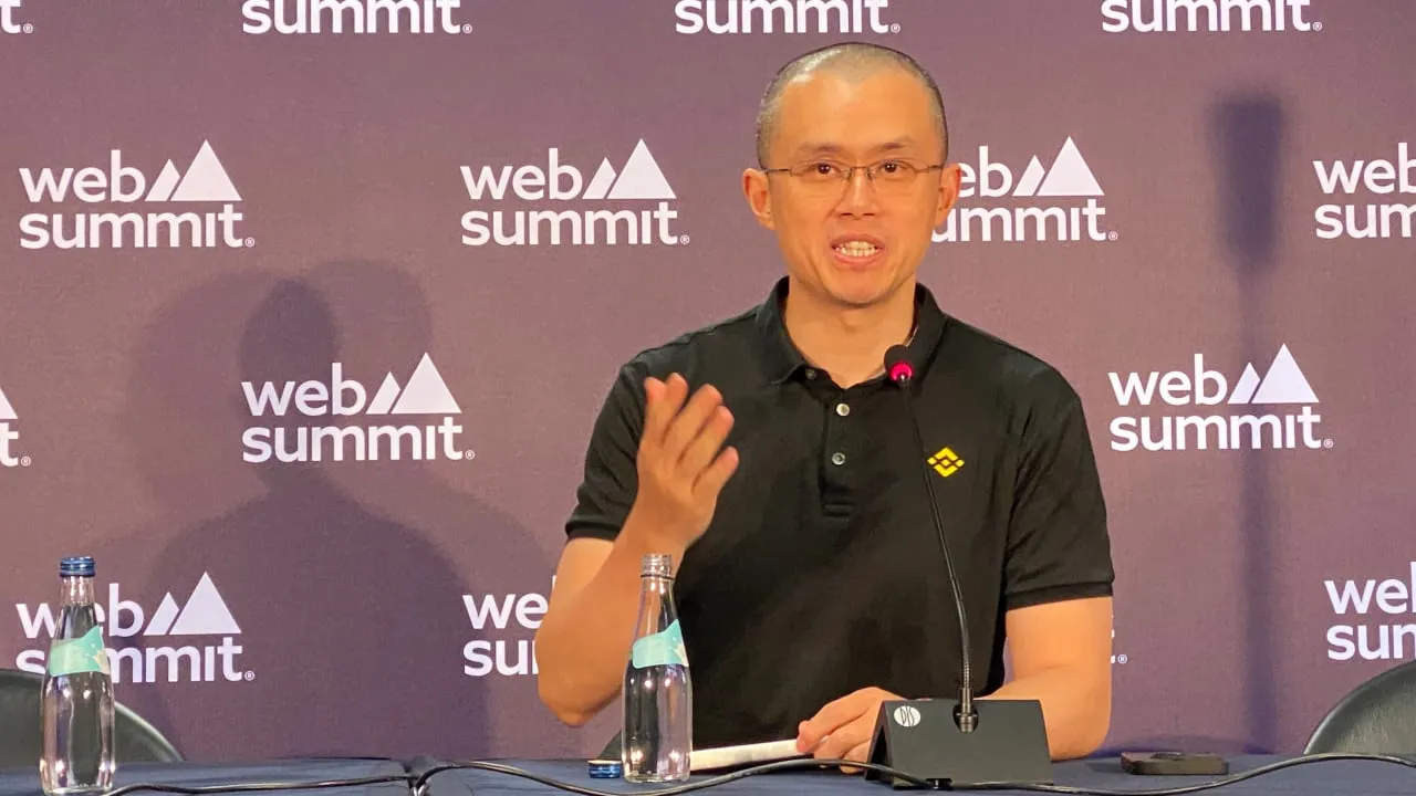 Changpeng Zhao is the CEO of crypto exchange Binance. Image: Stephen Graves/Web Summit.