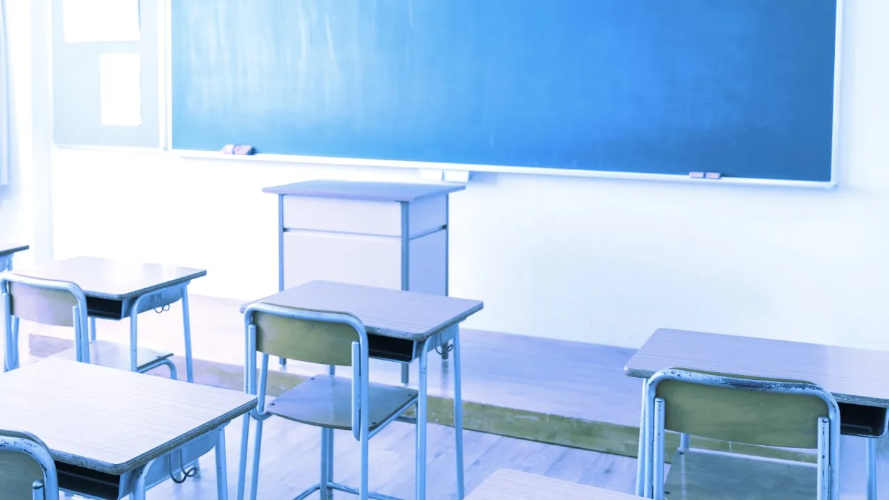 An empty classroom. Image: Shutterstock