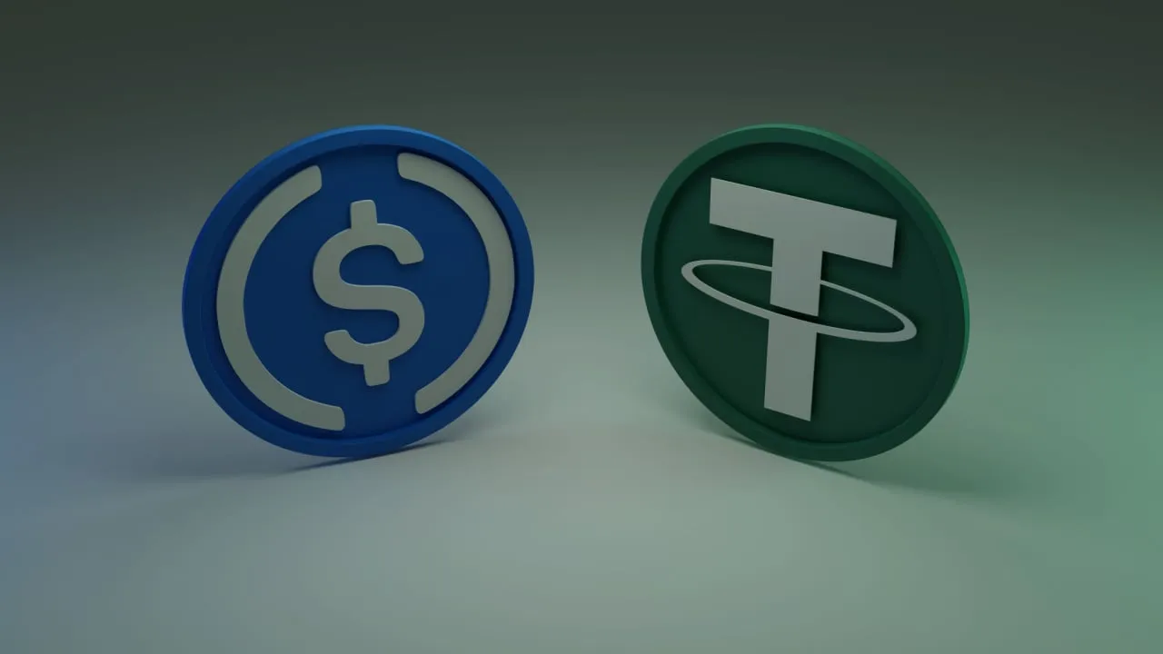 Circle's USDC and Tether's USDT are the largest stablecoins on the market. Image: Shutterstock.