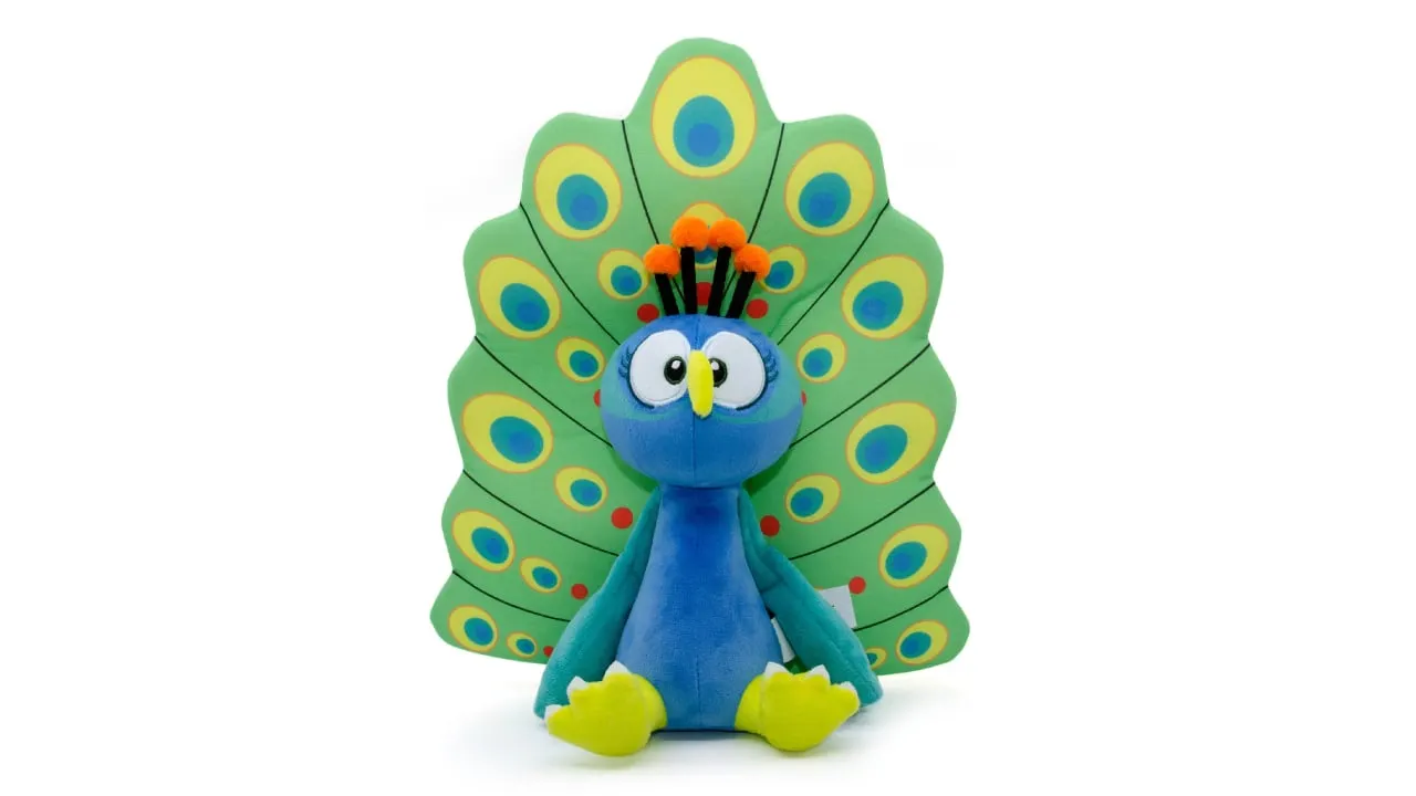 Peluche de pavo real práctico de VeeFriends