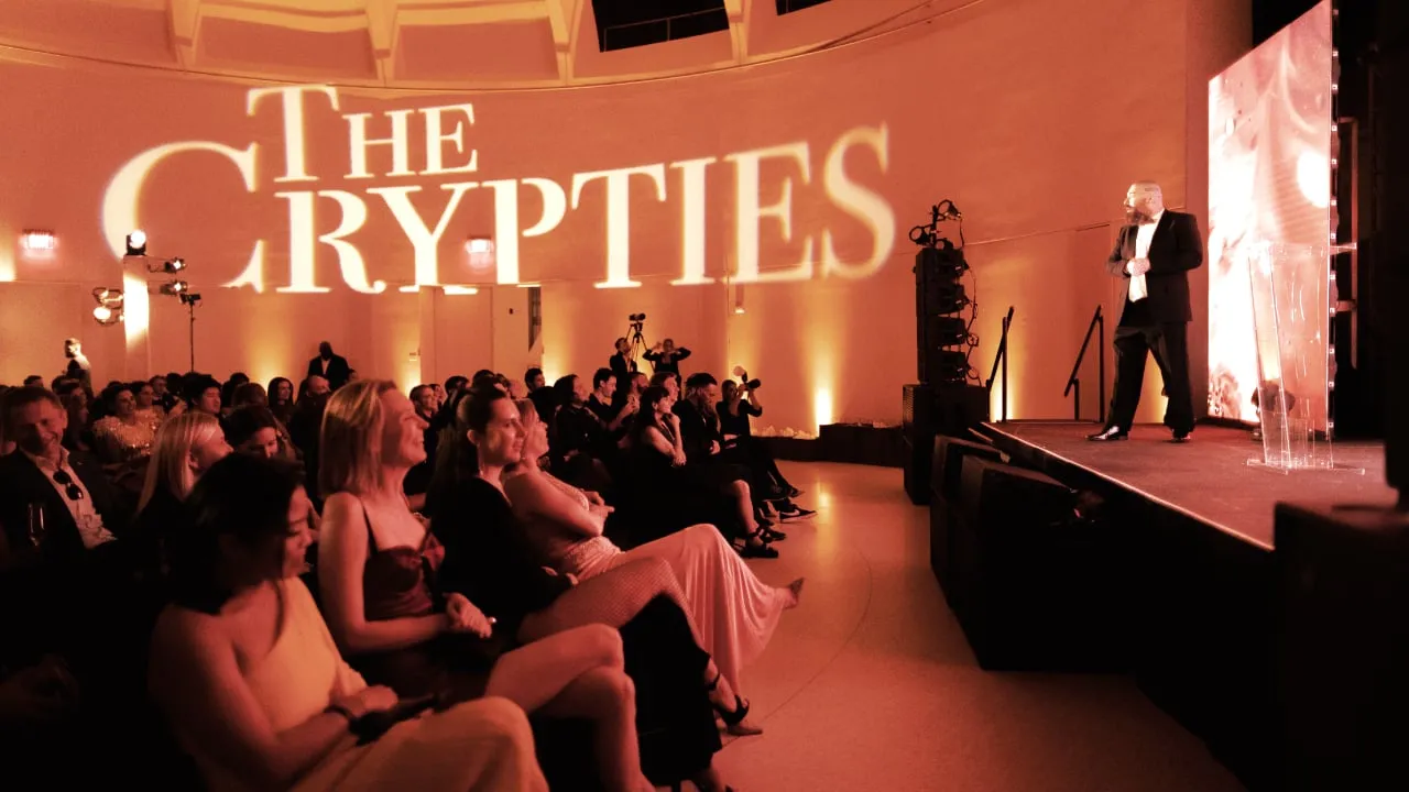 The inaugural Crypties awards. Image: Decrypt