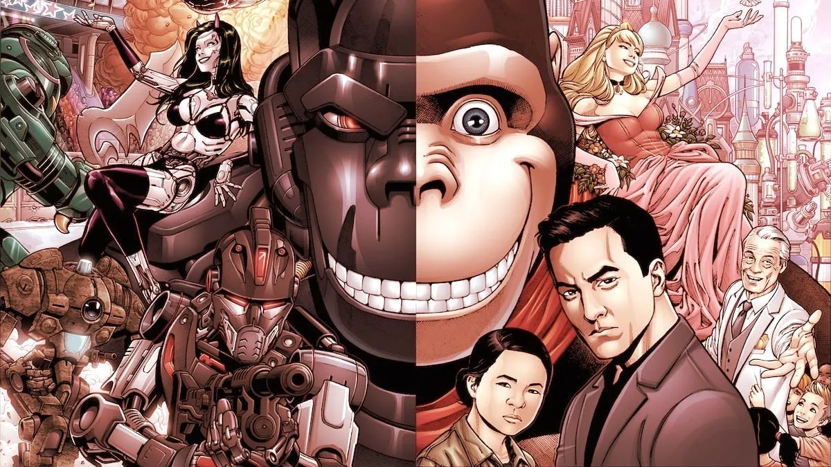 Artwork from Sean Chen's Genesis comic. Image: 247 Comics