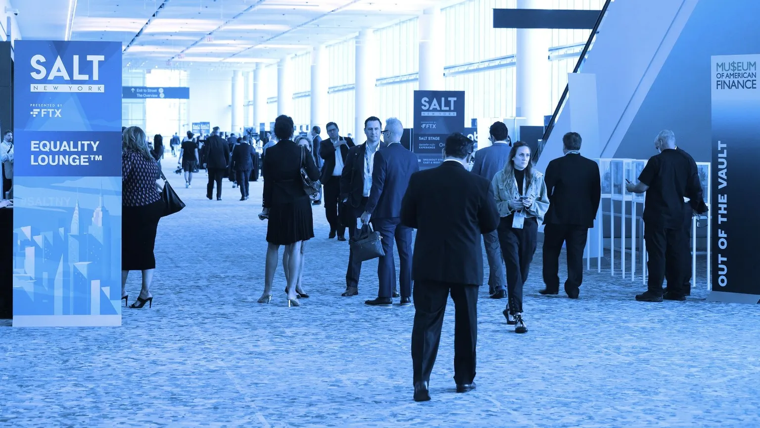 Institutional investors flocked to SALT New York in September, a conference that centered around areas of finance such as digital assets and fintech. Image: Decrypt/André Beganski