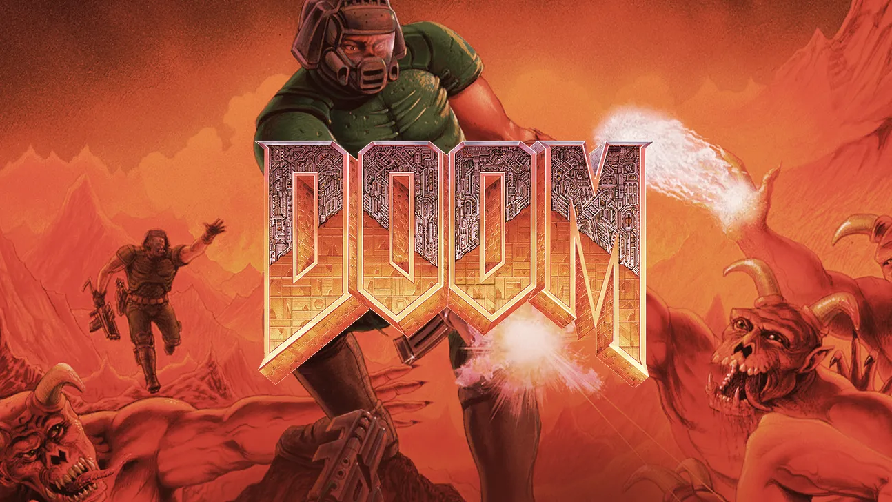 Doom is an influential first-person shooter game. Image: Bethesda
