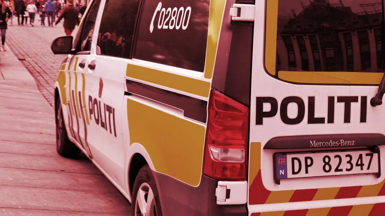 Norwegian police crackdown on crypto. Image: Shutterstock.