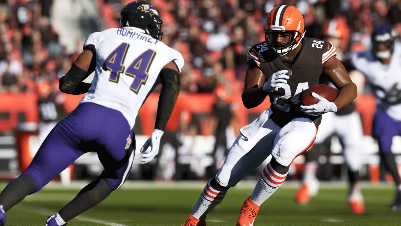 A screenshot from EA Sports' Madden NFL 23. Image: EA Sports