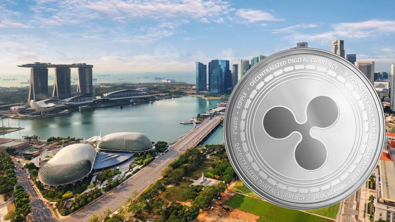 Ripple and Singapore. Images: Shutterstock