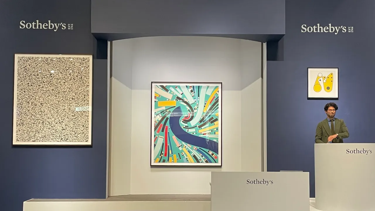 A single piece of NFT artwork sold for $6.2 million at Sotheby's on June 15, 2023. Image: Sotheby's