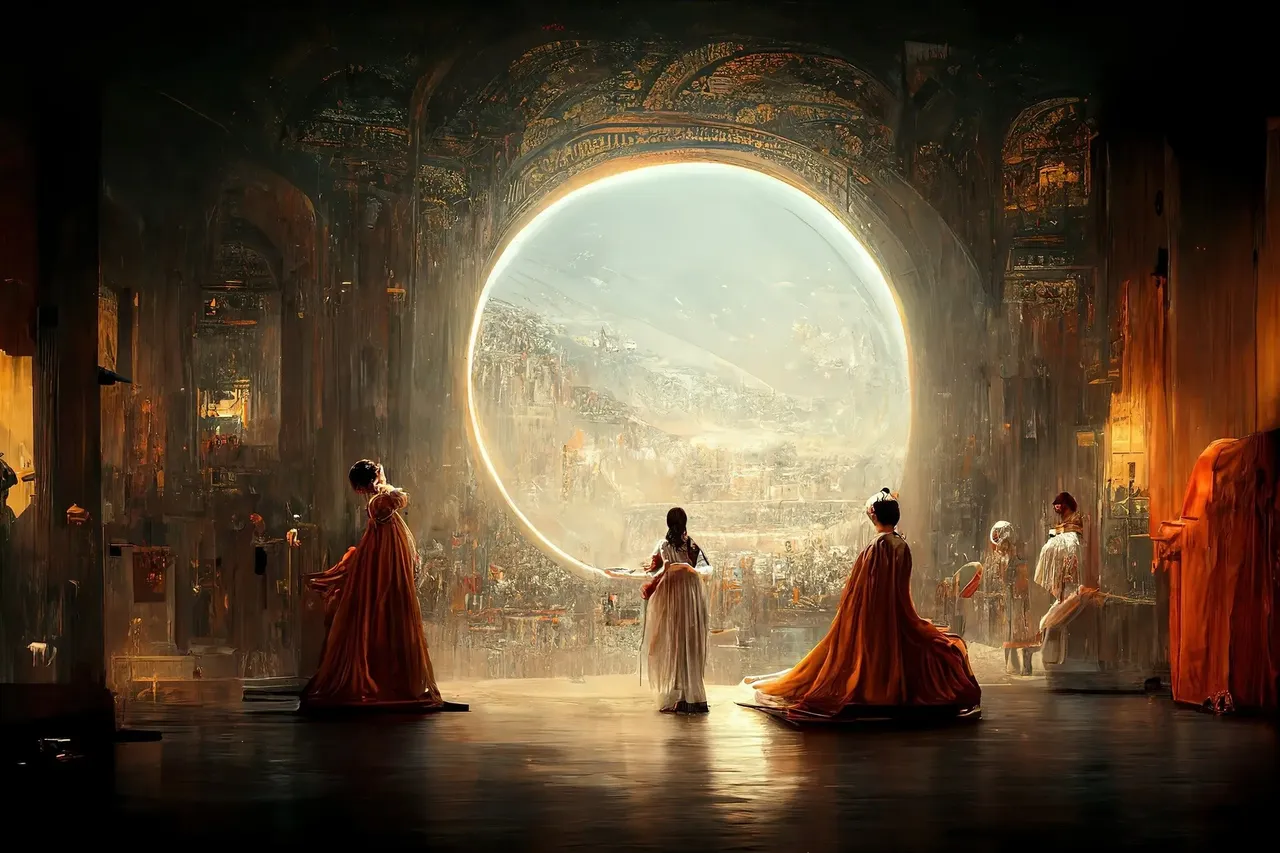 Théâtre d'Opéra Spatial, a Midjourney image that won first prize in a digital art competition