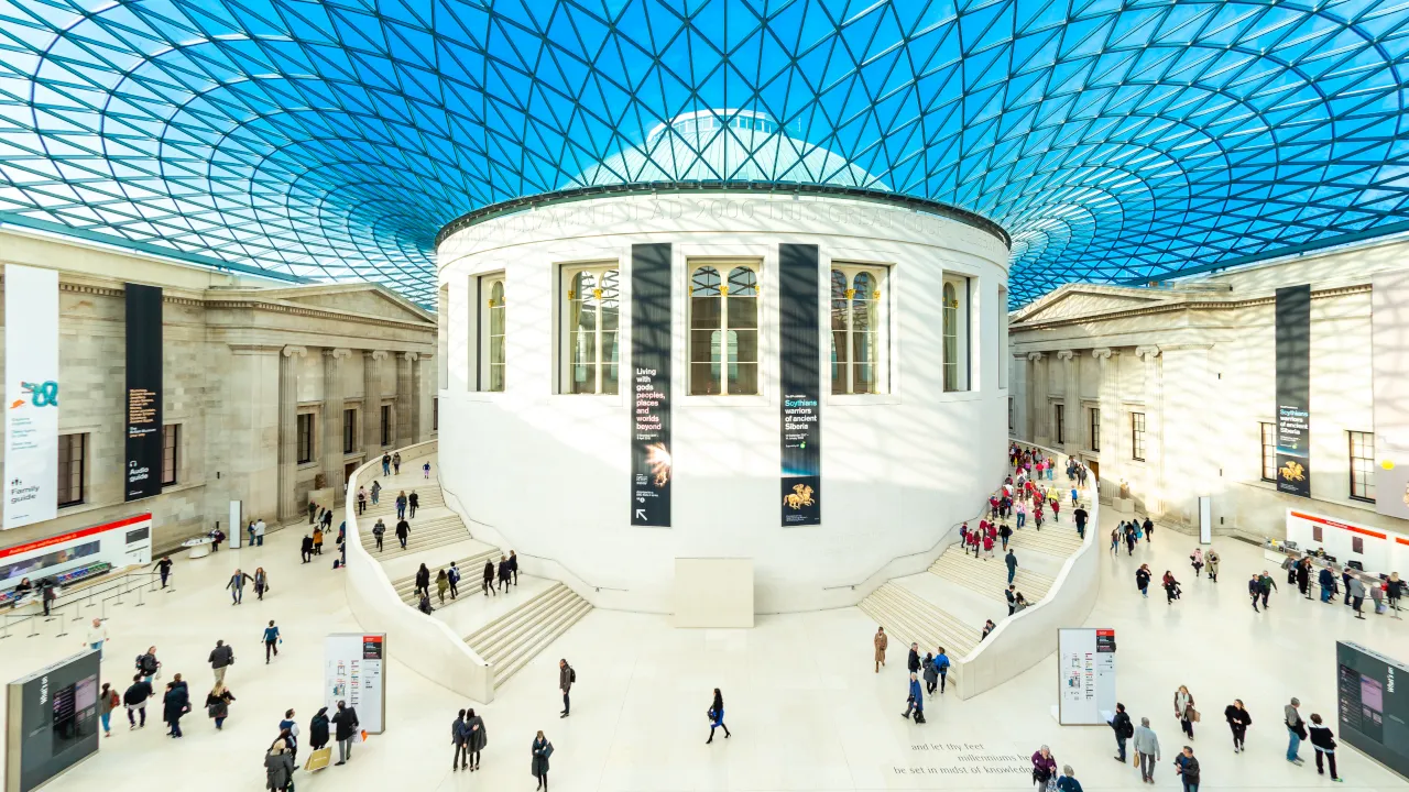 O Museu Britânico. Imagem: Shutterstock