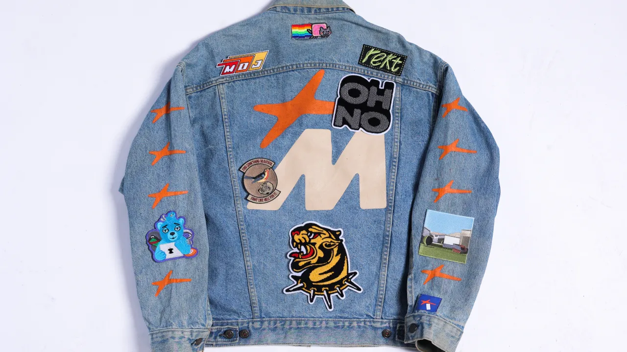 MNTGE's Patchwork patches applied to one of the brand's jackets. Image: MNTGE