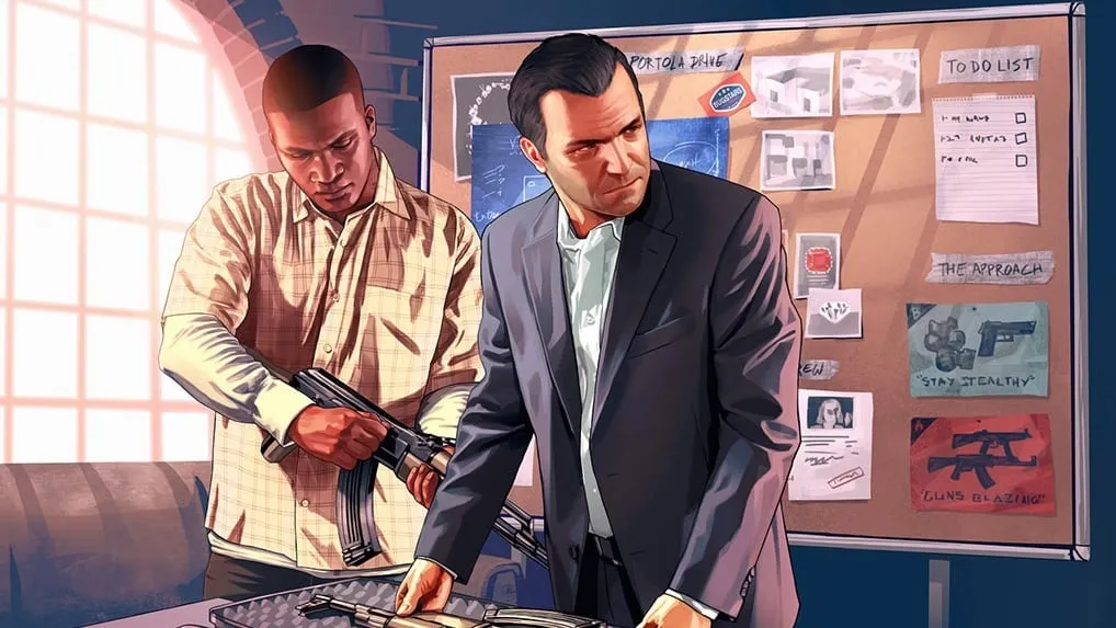 Artwork from Grand Theft Auto 5. Image: Rockstar Games