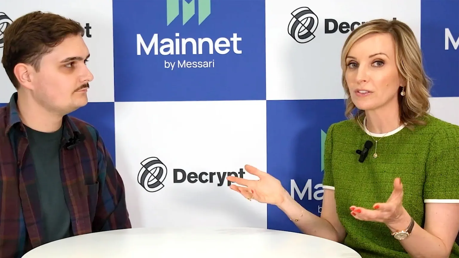 Kristin Smith, CEO of the Blockchain Association, speaks with Decrypt at Messari Mainnet.