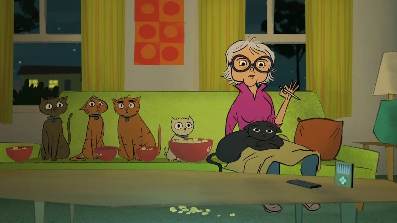 Stoner Cats was co-created by actress Mila Kunis, whose Orchard Farm Productions studio developed the project. Image: Stoner Cats
