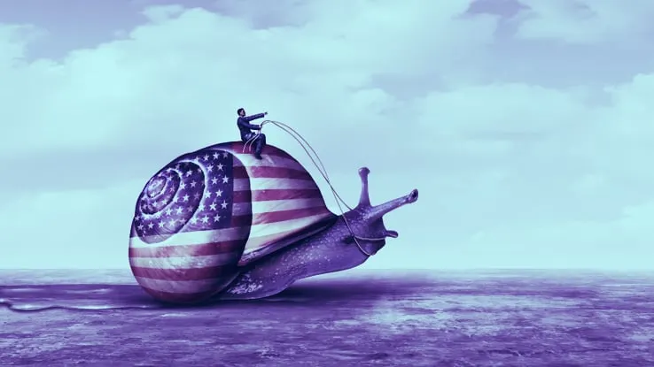 The money could be distributed much more quickly, Dorsey argues. Image: Shutterstock.