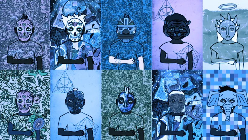 Hashmasks artwork. Image: Hashmasks