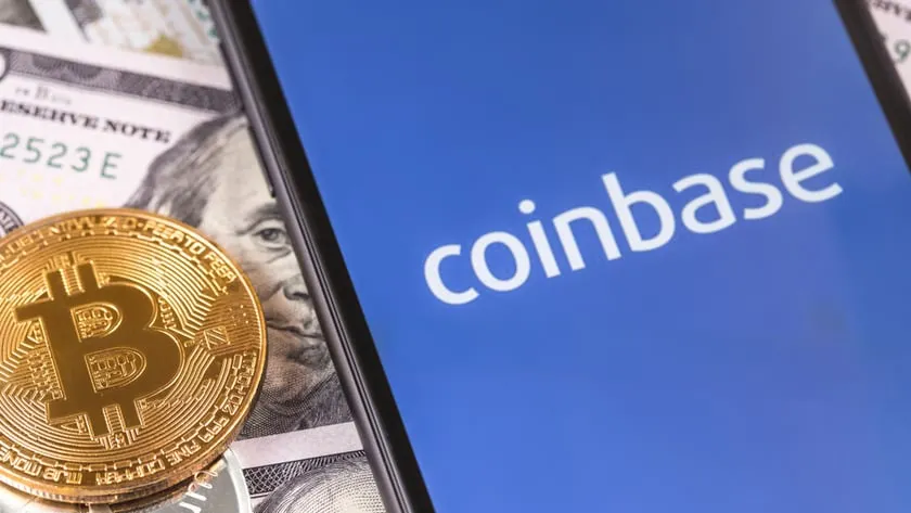 Coinbase. Imagen: Shutterstock