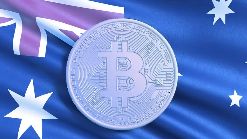 Australia and Bitcoin. Image: Shutterstock