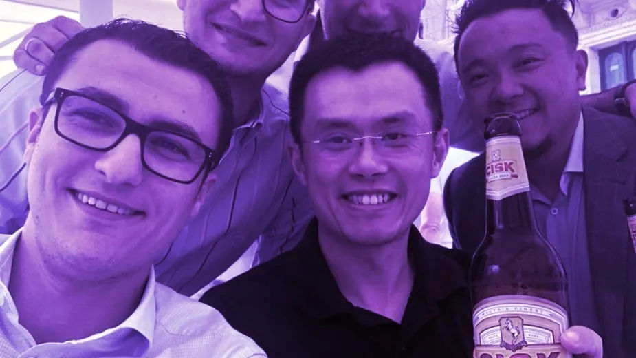 Binance CEO Changpeng Zhao, was feted by Maltese dignitaries including the current Finance Minister Silvio Schembri, when the exchange set up shop on the island. Image: Twitter