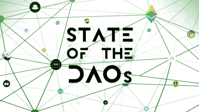 Cover of Bankless DAO's latest State of the DAOs report.