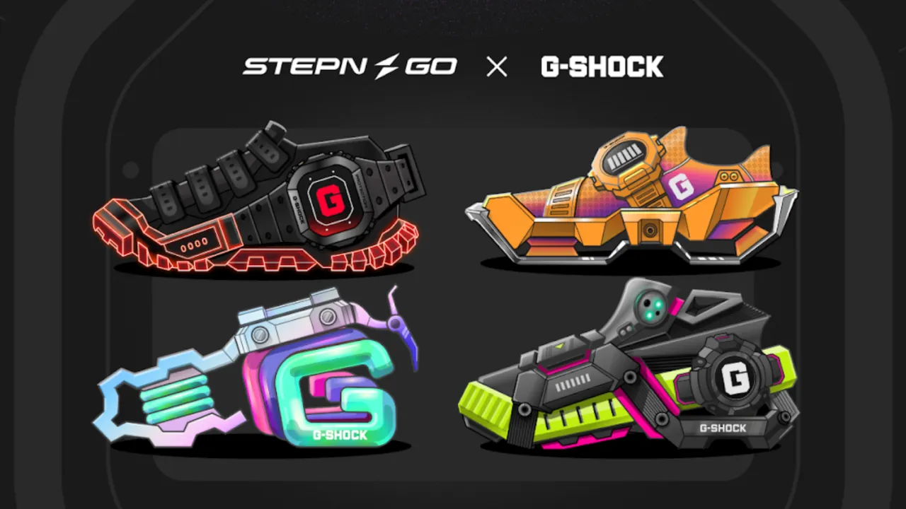 Move-to-Earn Game ‘Stepn Go’ Reveals G-Shock NFT Sneaker Collab