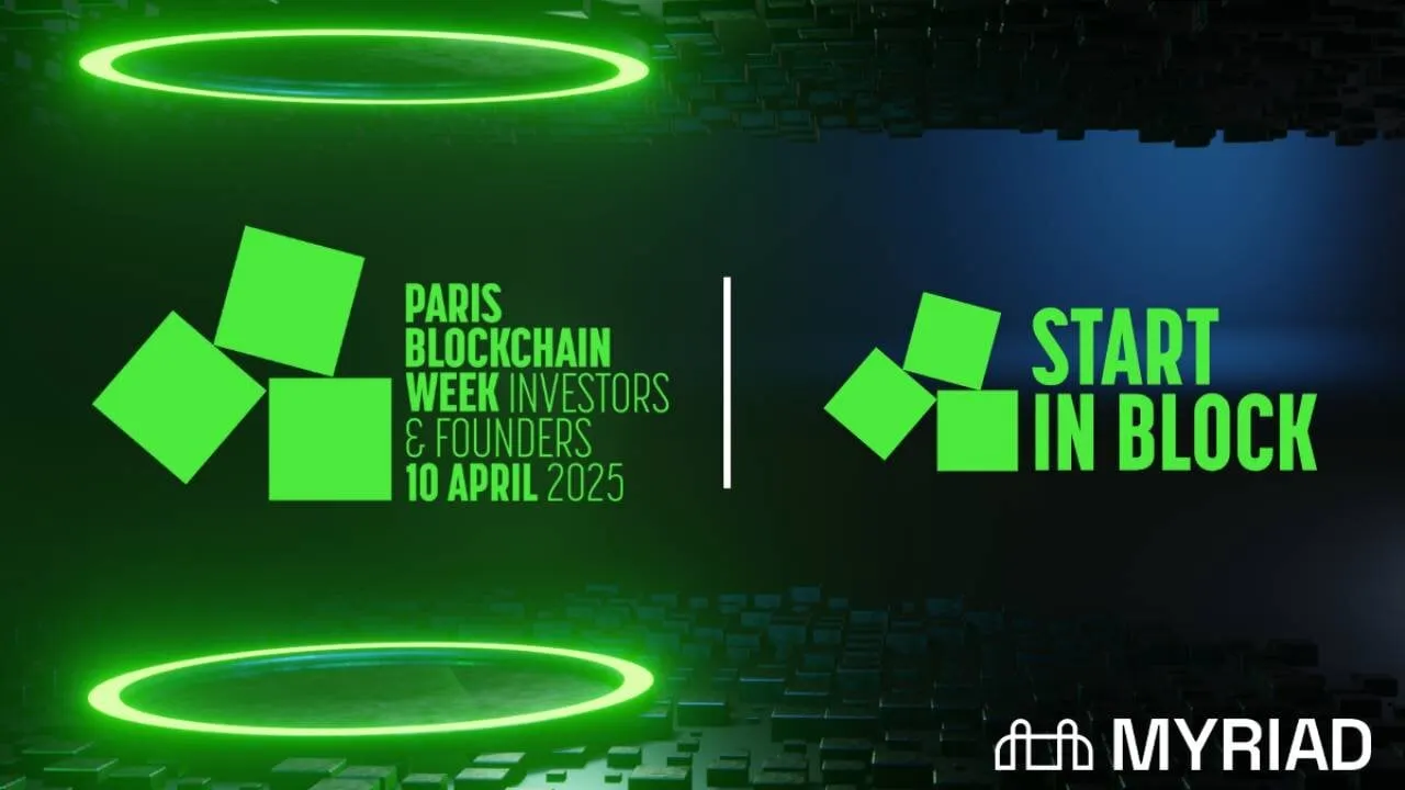 MYRIAD Teams Up With Paris Blockchain Week for Start in Block Competition