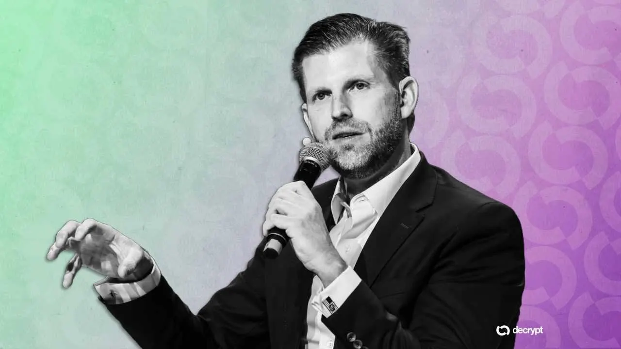Eric Trump: Bitcoin Enables Finance With ‘No Disparity’ Between Classes